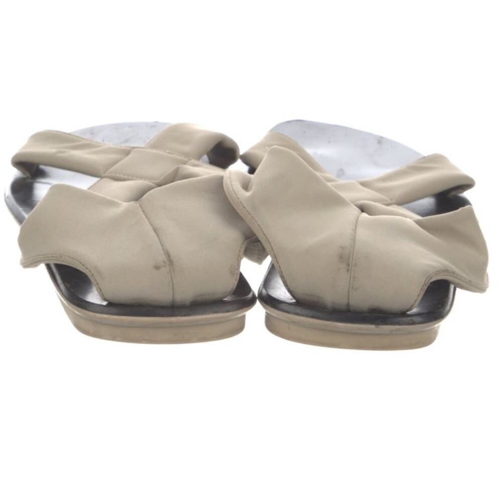 Calvin Klein Collection Womens Beige Crisscross Elastic Flat Sandals Italy - Picture 3 of 9